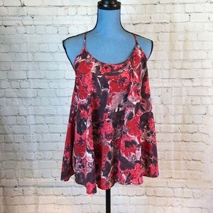 Rock & Republic Top Spaghetti Strap T Back Circle Print XS
